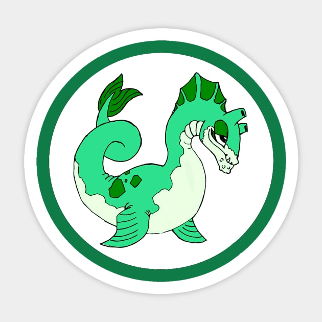 Loch Ness Monster - Cryptids Collection Sticker by SamWalker